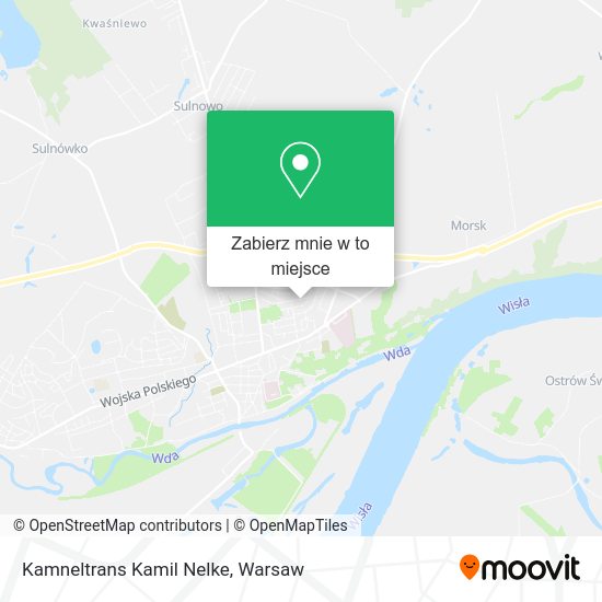 Mapa Kamneltrans Kamil Nelke