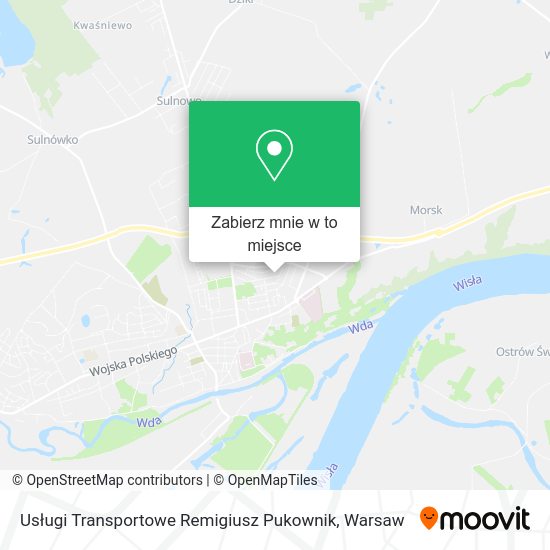 Mapa Usługi Transportowe Remigiusz Pukownik