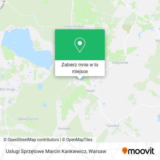 Mapa Usługi Sprzętowe Marcin Kankiewicz