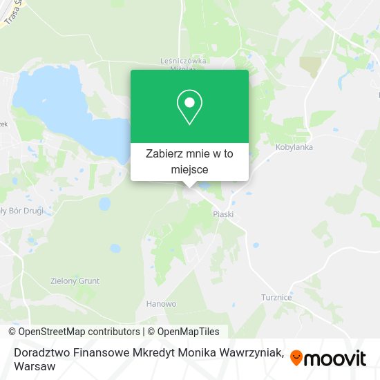 Mapa Doradztwo Finansowe Mkredyt Monika Wawrzyniak