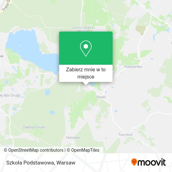 Mapa Szkoła Podstawowa