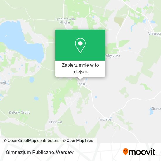 Mapa Gimnazjum Publiczne