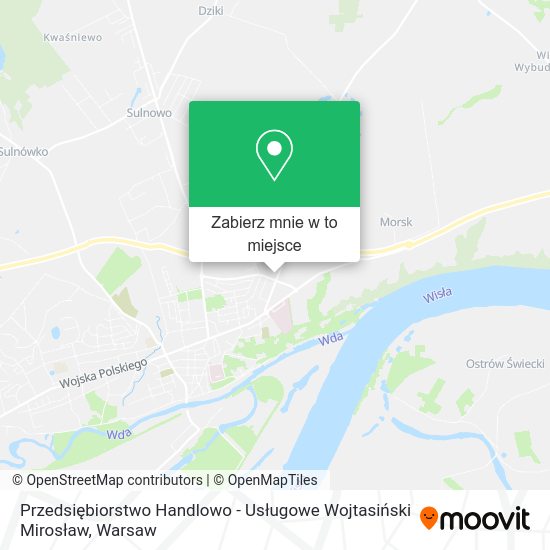 Mapa Przedsiębiorstwo Handlowo - Usługowe Wojtasiński Mirosław