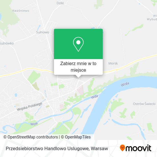 Mapa Przedsiebiorstwo Handlowo Uslugowe