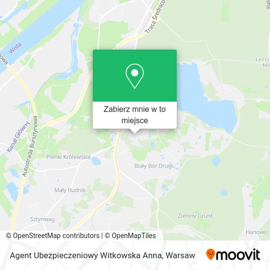 Mapa Agent Ubezpieczeniowy Witkowska Anna