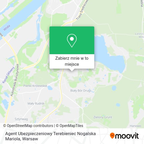 Mapa Agent Ubezpieczeniowy Terebieniec Nogalska Mariola