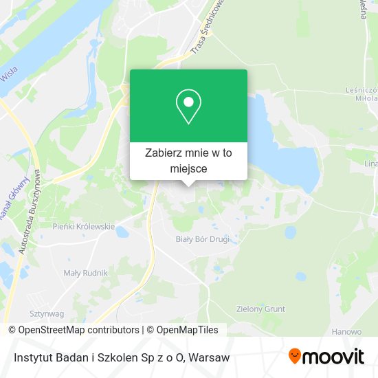 Mapa Instytut Badan i Szkolen Sp z o O