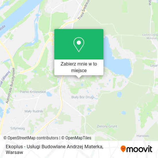 Mapa Ekoplus - Usługi Budowlane Andrzej Materka