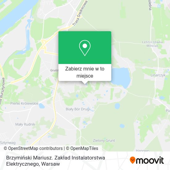 Mapa Brzymiński Mariusz. Zakład Instalatorstwa Elektrycznego