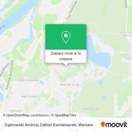 Mapa Dąbrowski Andrzej Zakład Kamieniarski