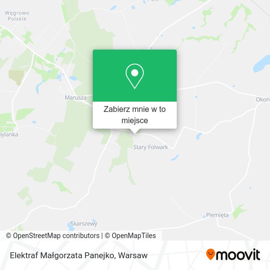 Mapa Elektraf Małgorzata Panejko