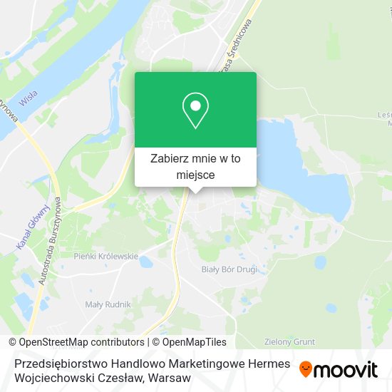 Mapa Przedsiębiorstwo Handlowo Marketingowe Hermes Wojciechowski Czesław