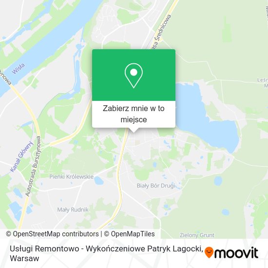 Mapa Usługi Remontowo - Wykończeniowe Patryk Lagocki