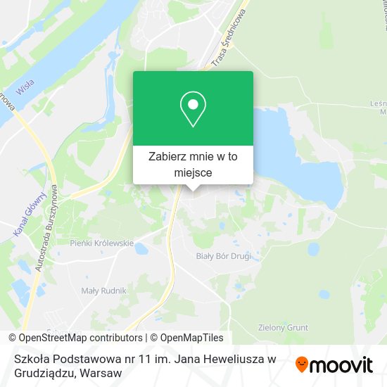 Mapa Szkoła Podstawowa nr 11 im. Jana Heweliusza w Grudziądzu