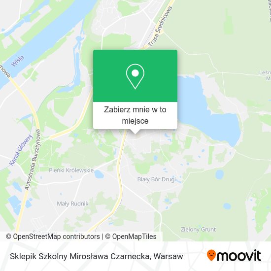 Mapa Sklepik Szkolny Mirosława Czarnecka