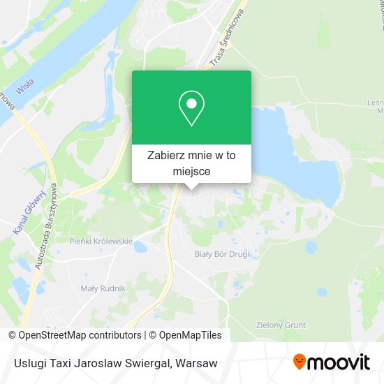 Mapa Uslugi Taxi Jaroslaw Swiergal