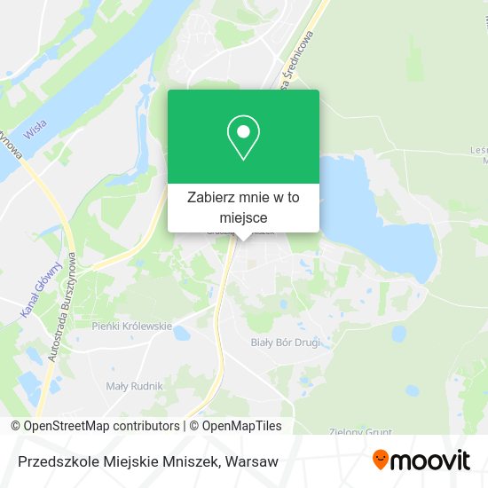 Mapa Przedszkole Miejskie Mniszek