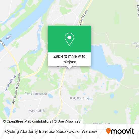 Mapa Cycling Akademy Ireneusz Sieczkowski