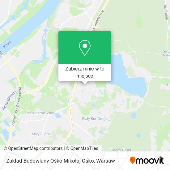 Mapa Zakład Budowlany Ośko Mikołaj Ośko