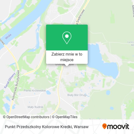 Mapa Punkt Przedszkolny Kolorowe Kredki