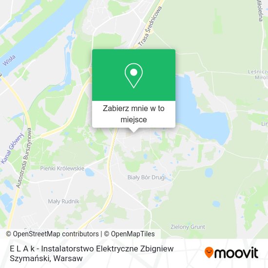 Mapa E L A k - Instalatorstwo Elektryczne Zbigniew Szymański