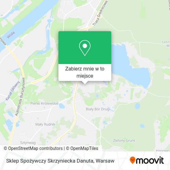 Mapa Sklep Spożywczy Skrzyniecka Danuta