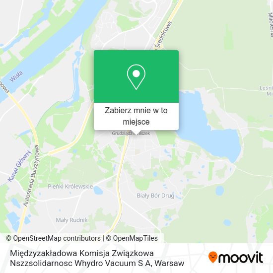 Mapa Międzyzakładowa Komisja Związkowa Nszzsolidarnosc Whydro Vacuum S A