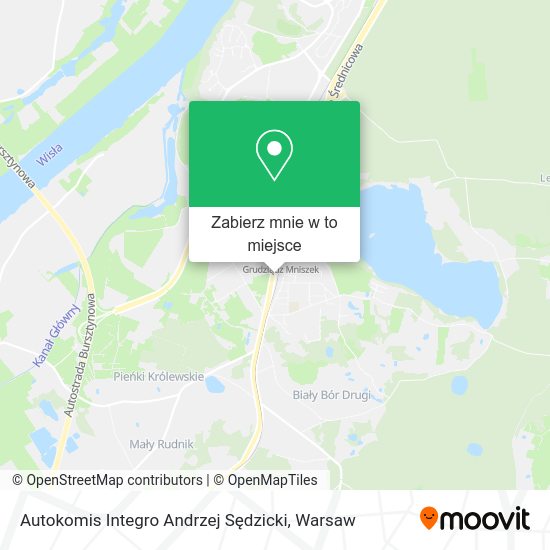 Mapa Autokomis Integro Andrzej Sędzicki