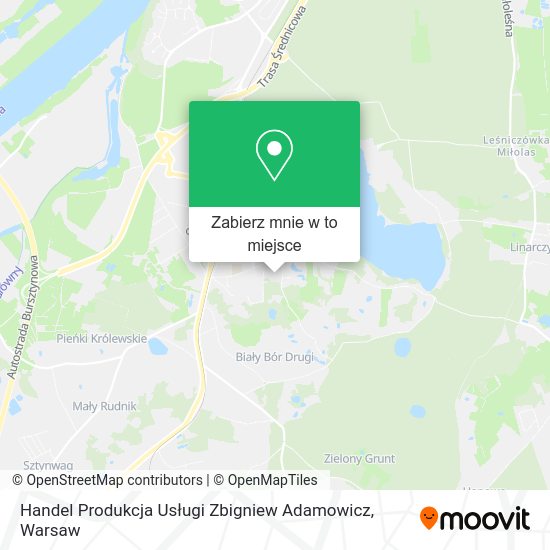 Mapa Handel Produkcja Usługi Zbigniew Adamowicz