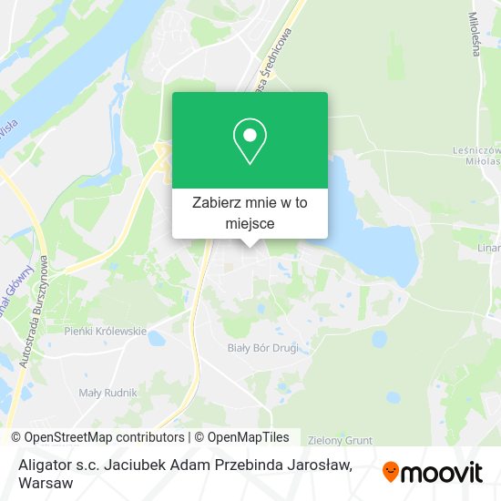 Mapa Aligator s.c. Jaciubek Adam Przebinda Jarosław