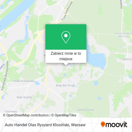 Mapa Auto Handel Olas Ryszard Kłosiński