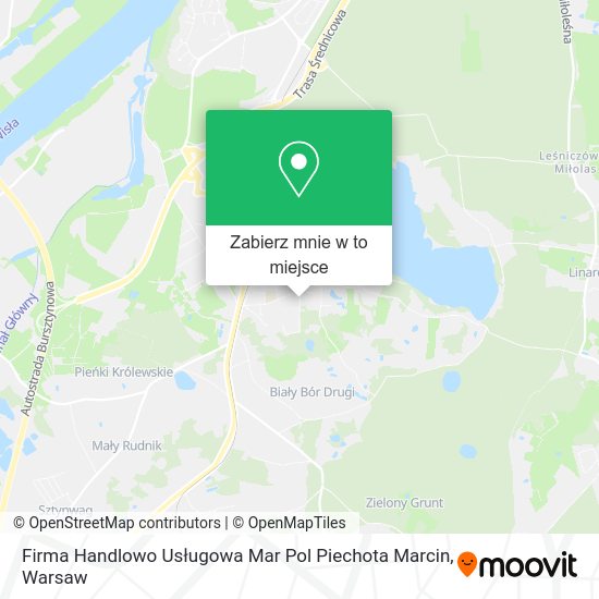 Mapa Firma Handlowo Usługowa Mar Pol Piechota Marcin