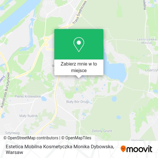 Mapa Estetica Mobilna Kosmetyczka Monika Dybowska