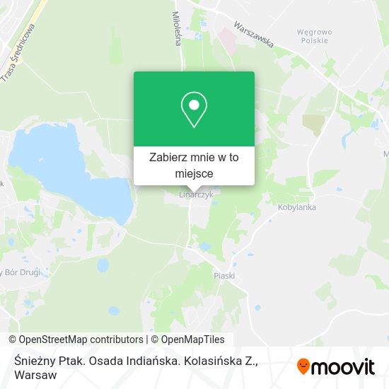 Mapa Śnieżny Ptak. Osada Indiańska. Kolasińska Z.