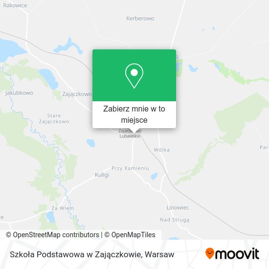 Mapa Szkoła Podstawowa w Zajączkowie