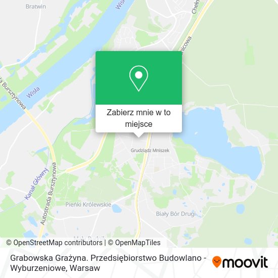 Mapa Grabowska Grażyna. Przedsiębiorstwo Budowlano - Wyburzeniowe