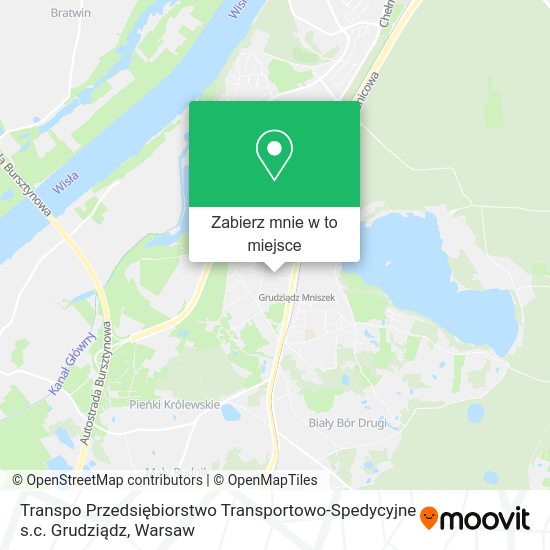 Mapa Transpo Przedsiębiorstwo Transportowo-Spedycyjne s.c. Grudziądz