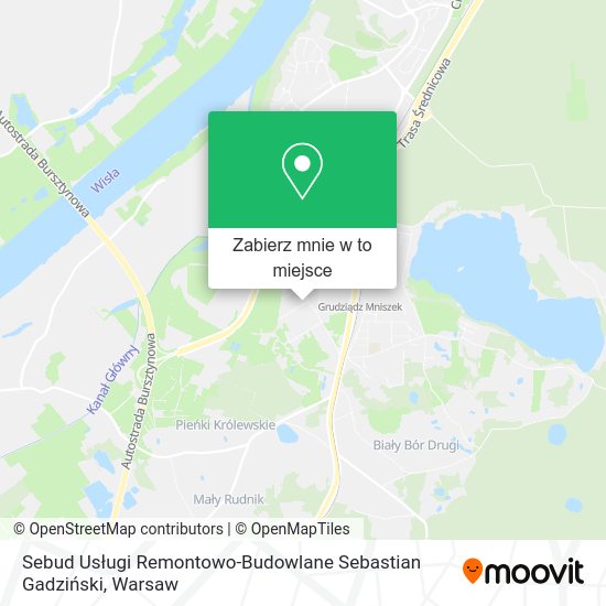 Mapa Sebud Usługi Remontowo-Budowlane Sebastian Gadziński
