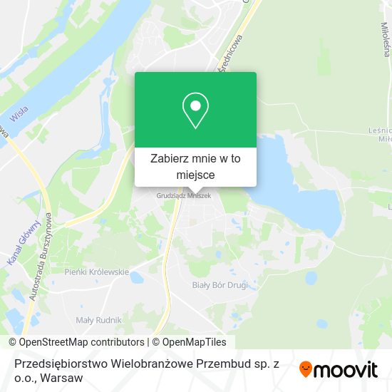 Mapa Przedsiębiorstwo Wielobranżowe Przembud sp. z o.o.