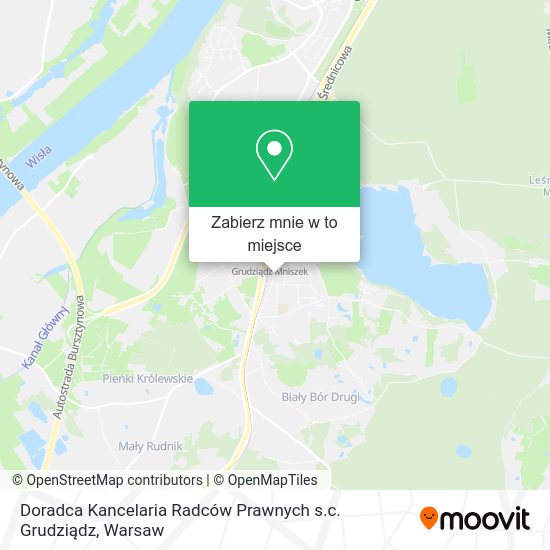 Mapa Doradca Kancelaria Radców Prawnych s.c. Grudziądz