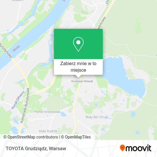 Mapa TOYOTA Grudziądz