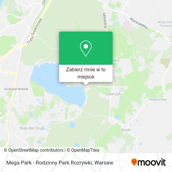 Mapa Mega Park - Rodzinny Park Rozrywki