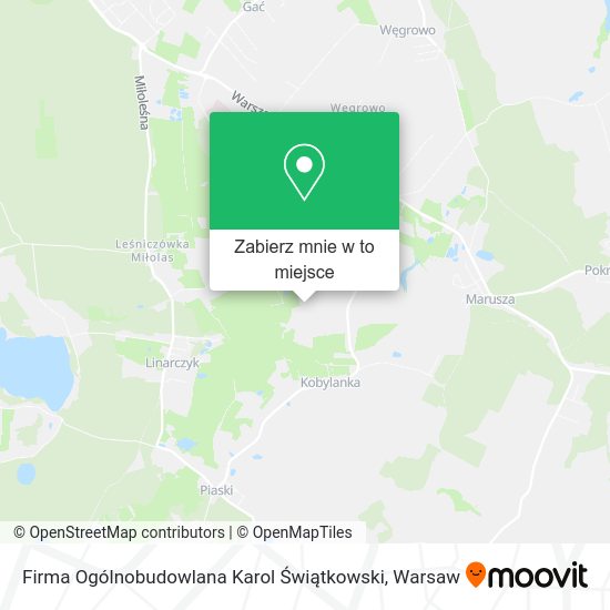 Mapa Firma Ogólnobudowlana Karol Świątkowski