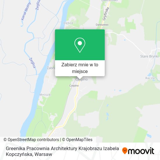 Mapa Greenika Pracownia Architektury Krajobrazu Izabela Kopczyńska