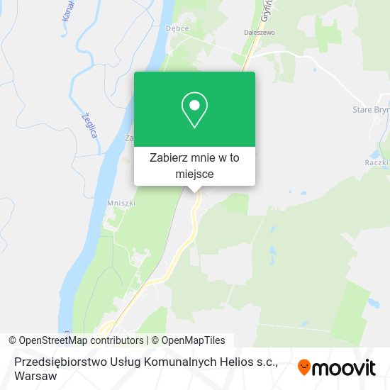 Mapa Przedsiębiorstwo Usług Komunalnych Helios s.c.