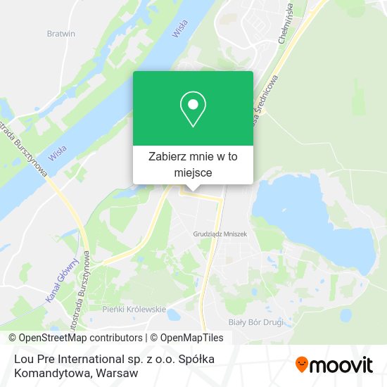 Mapa Lou Pre International sp. z o.o. Spółka Komandytowa