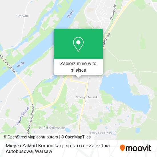 Mapa Miejski Zakład Komunikacji sp. z o.o. - Zajezdnia Autobusowa