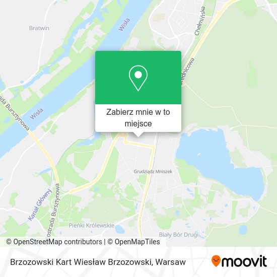 Mapa Brzozowski Kart Wiesław Brzozowski