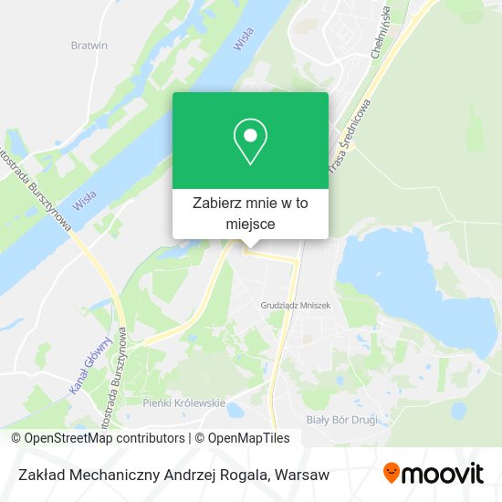 Mapa Zakład Mechaniczny Andrzej Rogala