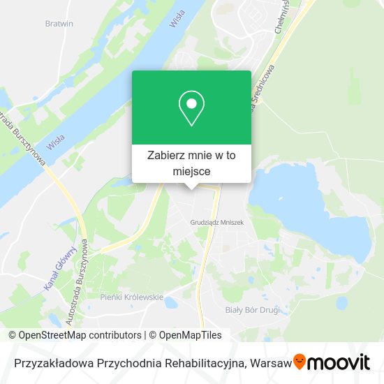 Mapa Przyzakładowa Przychodnia Rehabilitacyjna